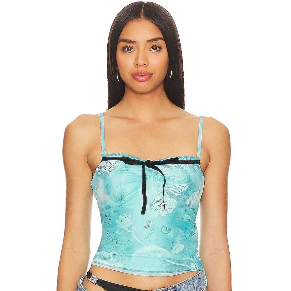 DATE NIGHT 🤩 NWT "SEONA" Top in Blue by superdown from REVOLVE.COM